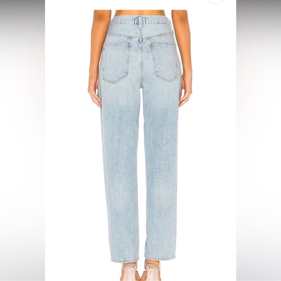 Agolde Criss Cross Upsized Denim Jeans 26/2 - Picture 3 of 14